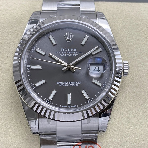 【VS製】 ロレックスコピー時計 M126334-0013 デイトジャスト 41mm スレート 本格派時計